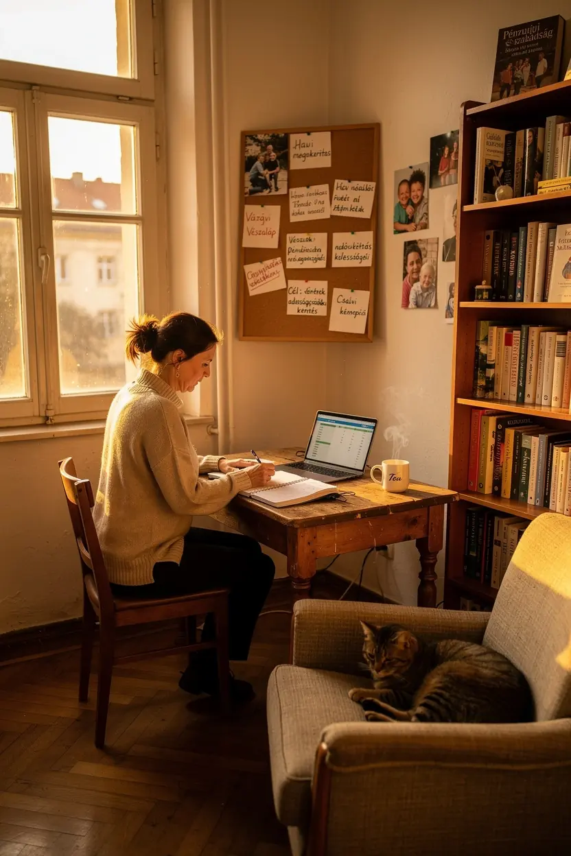 Személyes pénzügyek alapjai: költségvetés tervezése és kiadások nyomon követése.